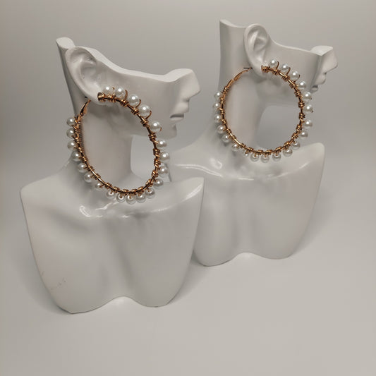 Pearl Hoops