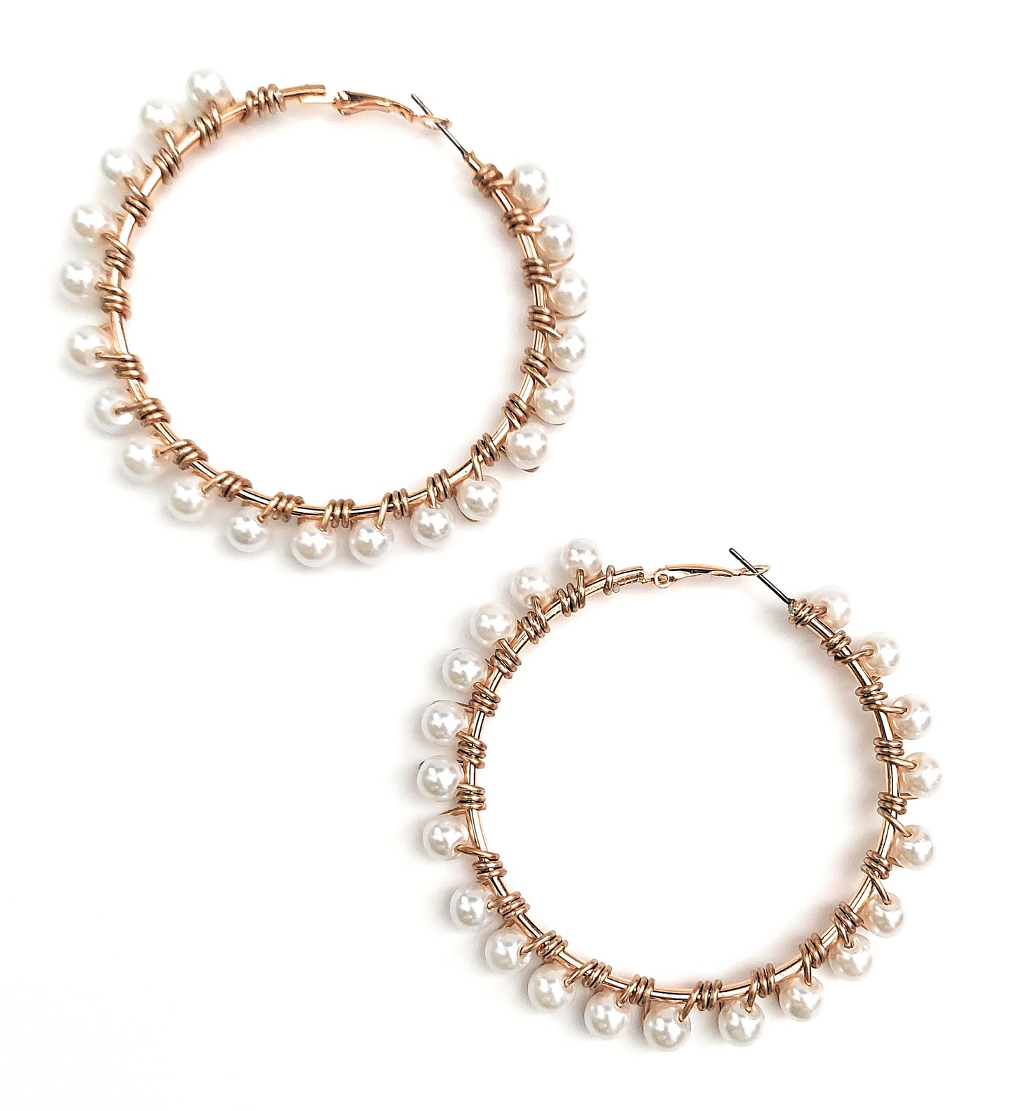 Pearl Hoops